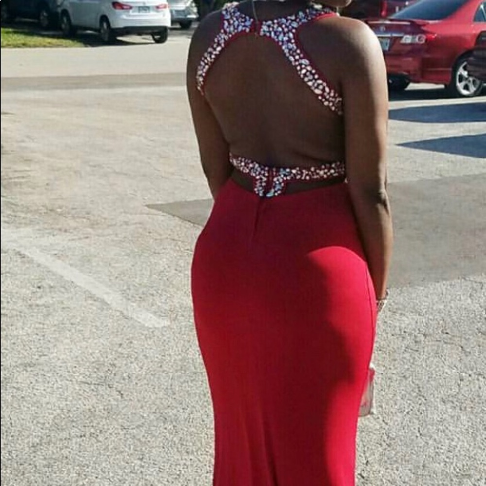 Red dress